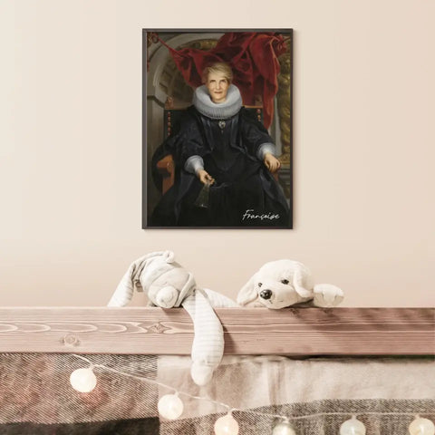 Tableau Personnalisé Portrait de Femme Catharina Behaghel par Jacob Jordaens