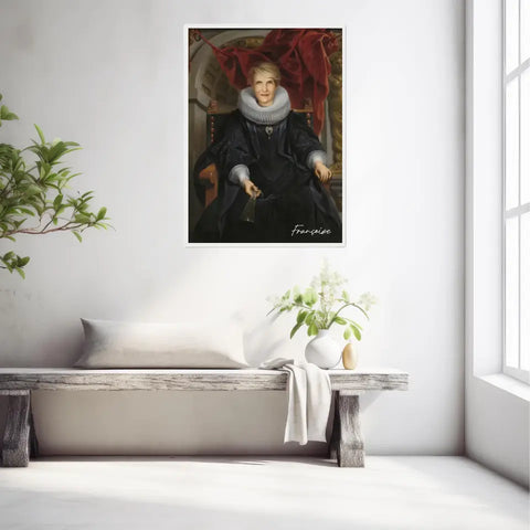 Tableau Personnalisé Portrait de Femme Catharina Behaghel par Jacob Jordaens