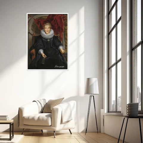 Tableau Personnalisé Portrait de Femme Catharina Behaghel par Jacob Jordaens