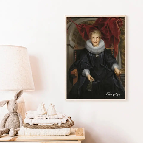 Tableau Personnalisé Portrait de Femme Catharina Behaghel par Jacob Jordaens