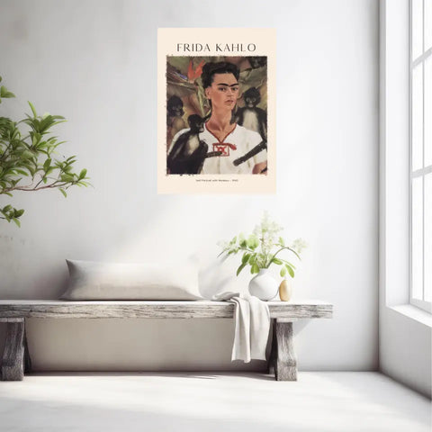 FRIDA KAHLO Self Portrait With Monkeys 1943
