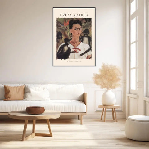 FRIDA KAHLO Self Portrait With Monkeys 1943