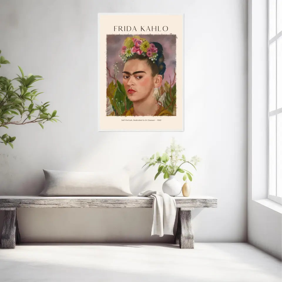 FRIDA KAHLO Self Portrait Dedicated To Dr Eloesser 1940