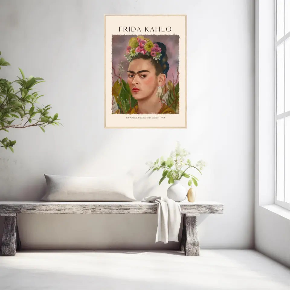 FRIDA KAHLO Self Portrait Dedicated To Dr Eloesser 1940