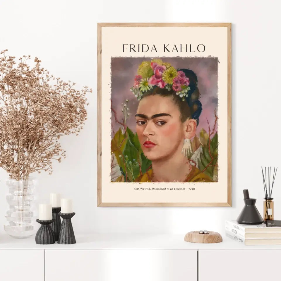 FRIDA KAHLO Self Portrait Dedicated To Dr Eloesser 1940