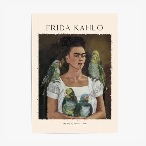 FRIDA KAHLO Me And My Parrots 1941