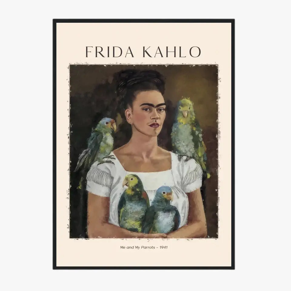 FRIDA KAHLO Me And My Parrots 1941