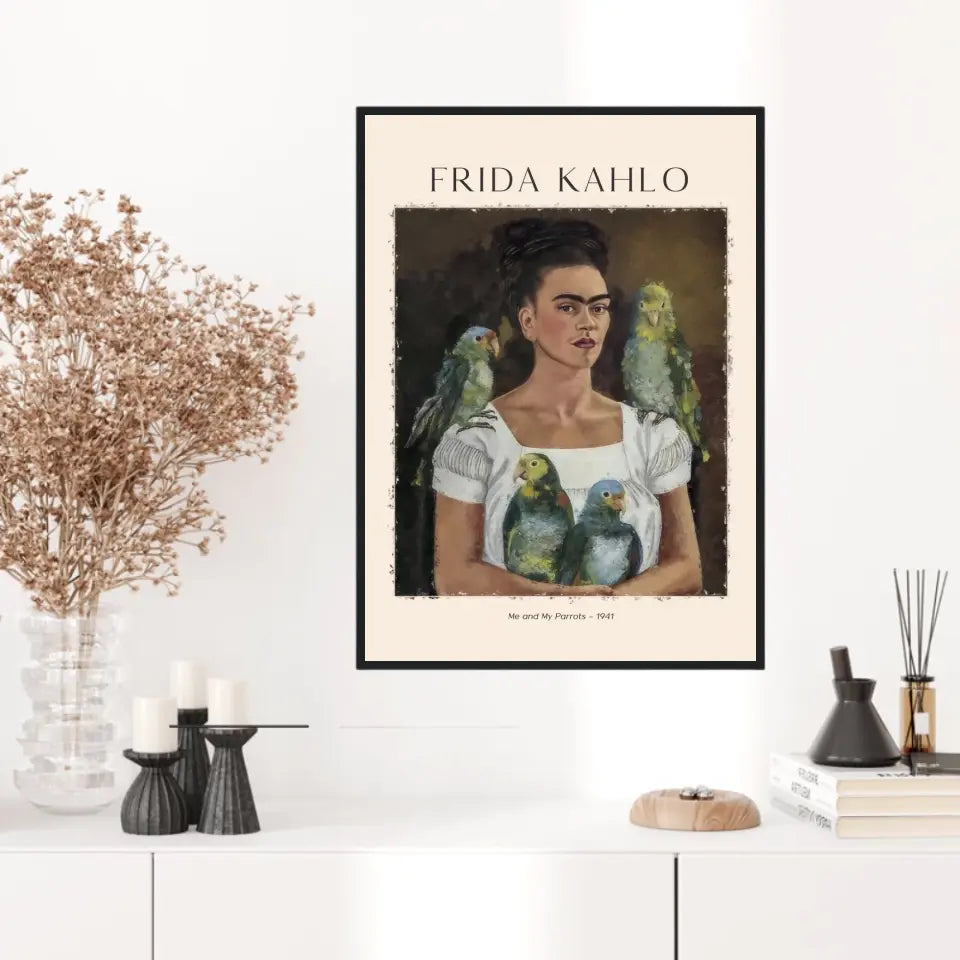 FRIDA KAHLO Me And My Parrots 1941