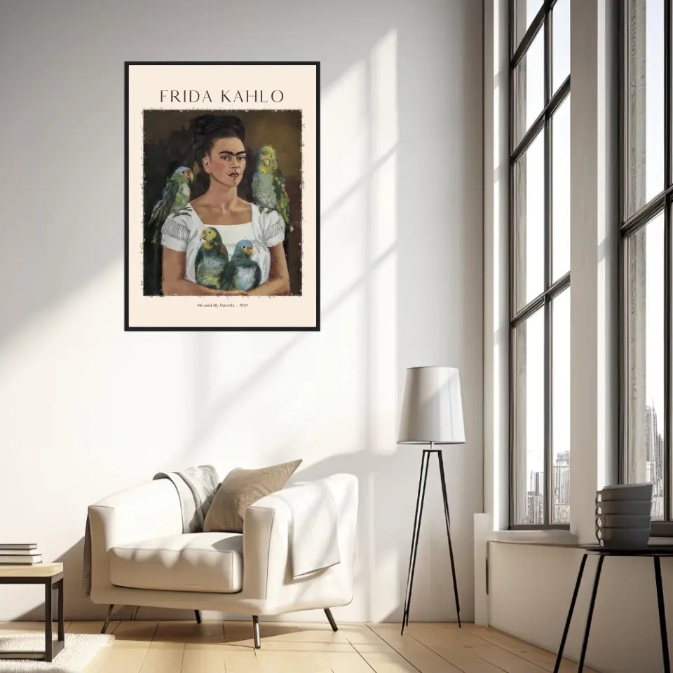 FRIDA KAHLO Me And My Parrots 1941