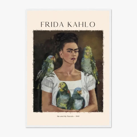 FRIDA KAHLO Me And My Parrots 1941