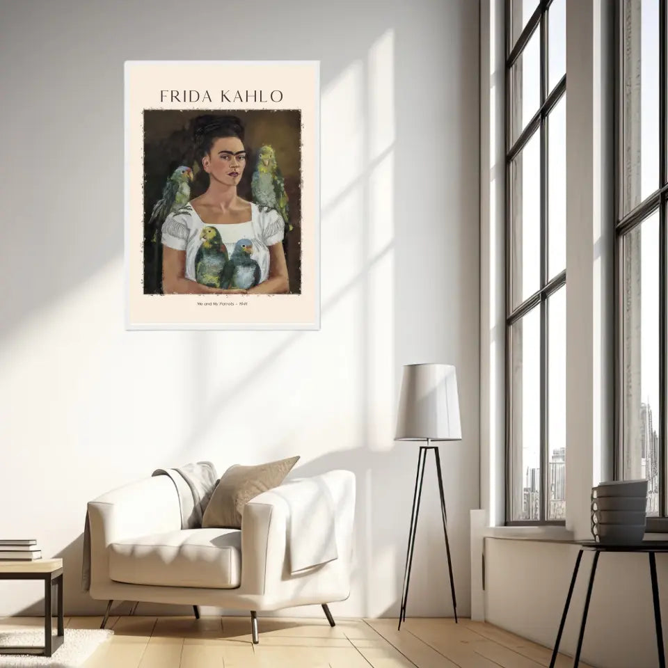 FRIDA KAHLO Me And My Parrots 1941