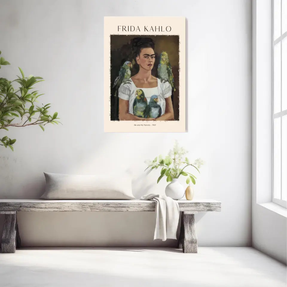 FRIDA KAHLO Me And My Parrots 1941