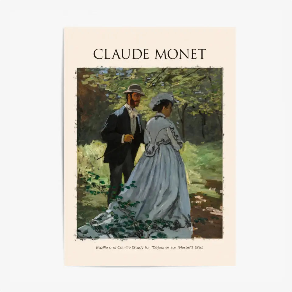 Claude Monet Bazille And Camille