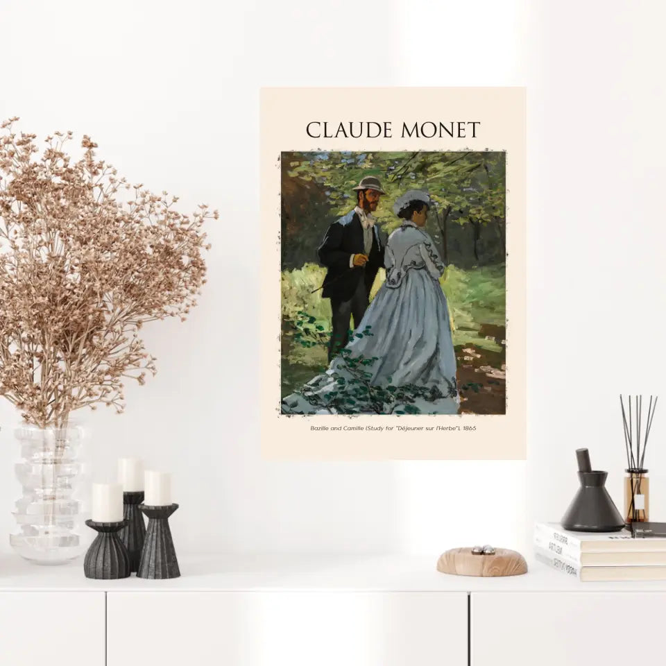 Claude Monet Bazille And Camille