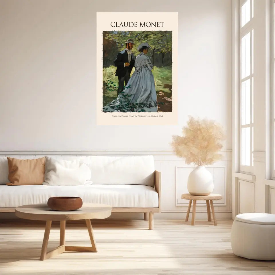 Claude Monet Bazille And Camille