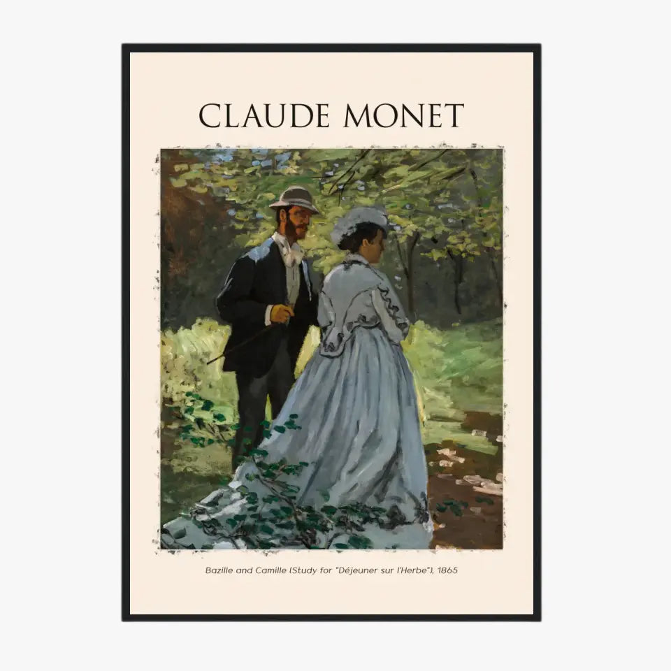 Claude Monet Bazille And Camille