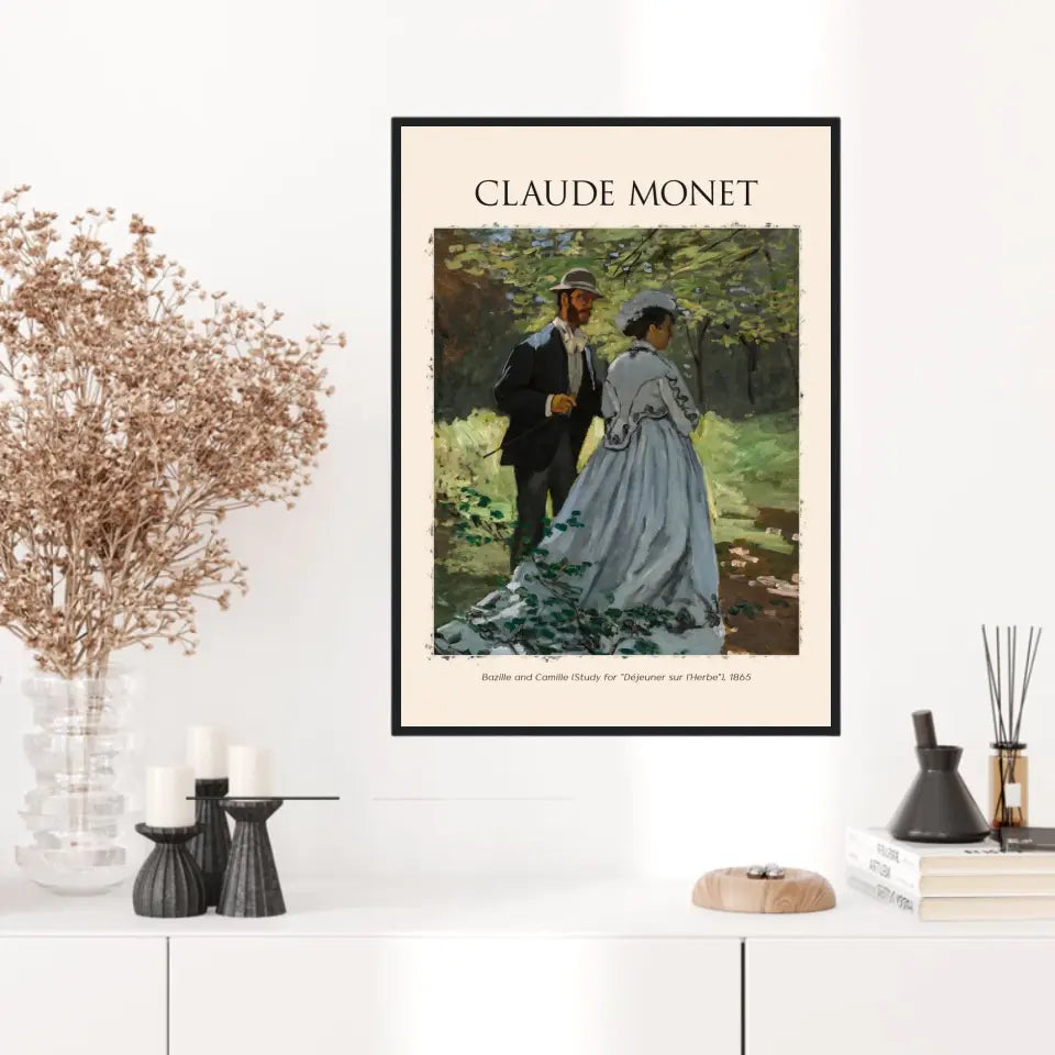 Claude Monet Bazille And Camille