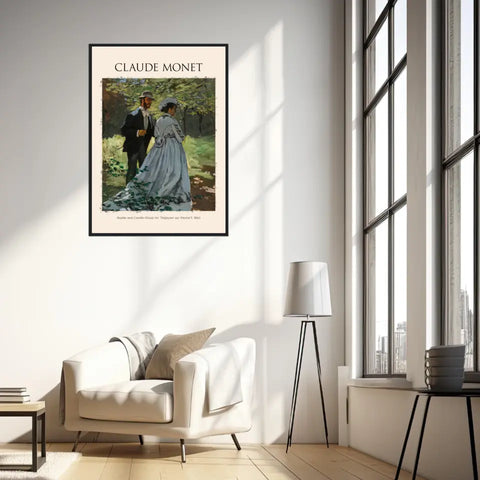 Claude Monet Bazille And Camille