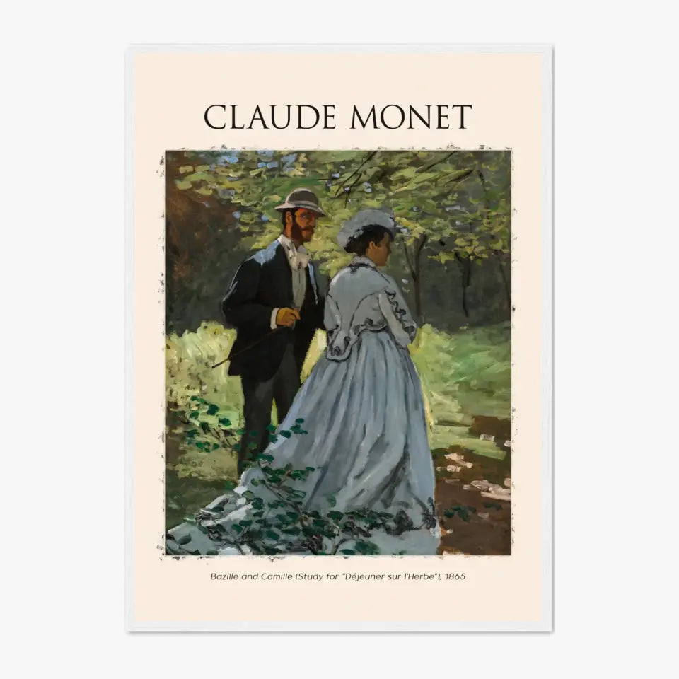Claude Monet Bazille And Camille