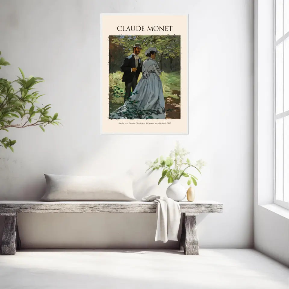 Claude Monet Bazille And Camille