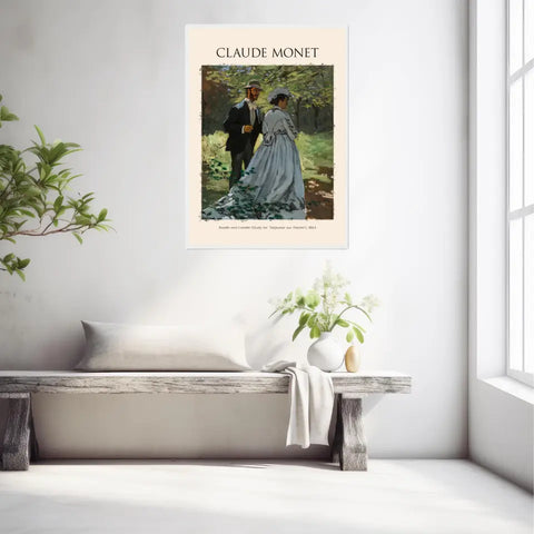 Claude Monet Bazille And Camille