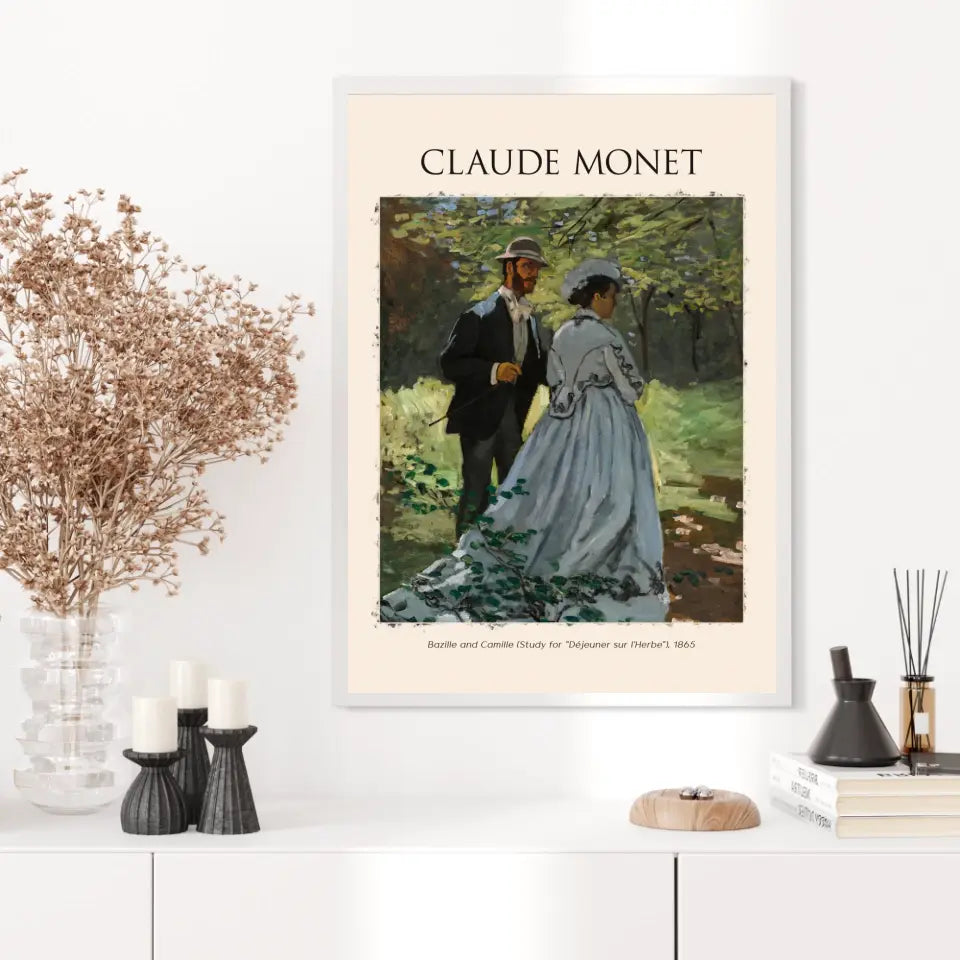 Claude Monet Bazille And Camille
