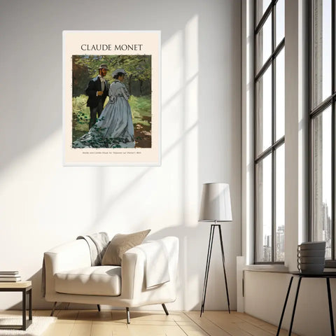 Claude Monet Bazille And Camille