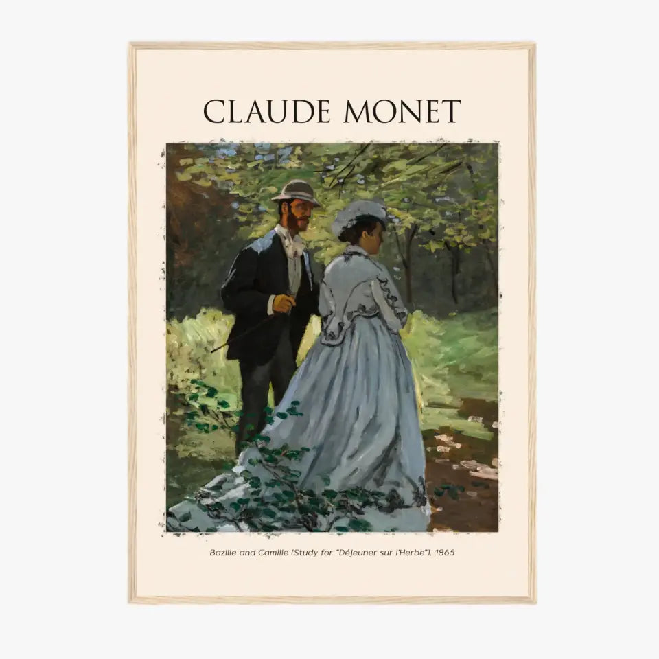 Claude Monet Bazille And Camille