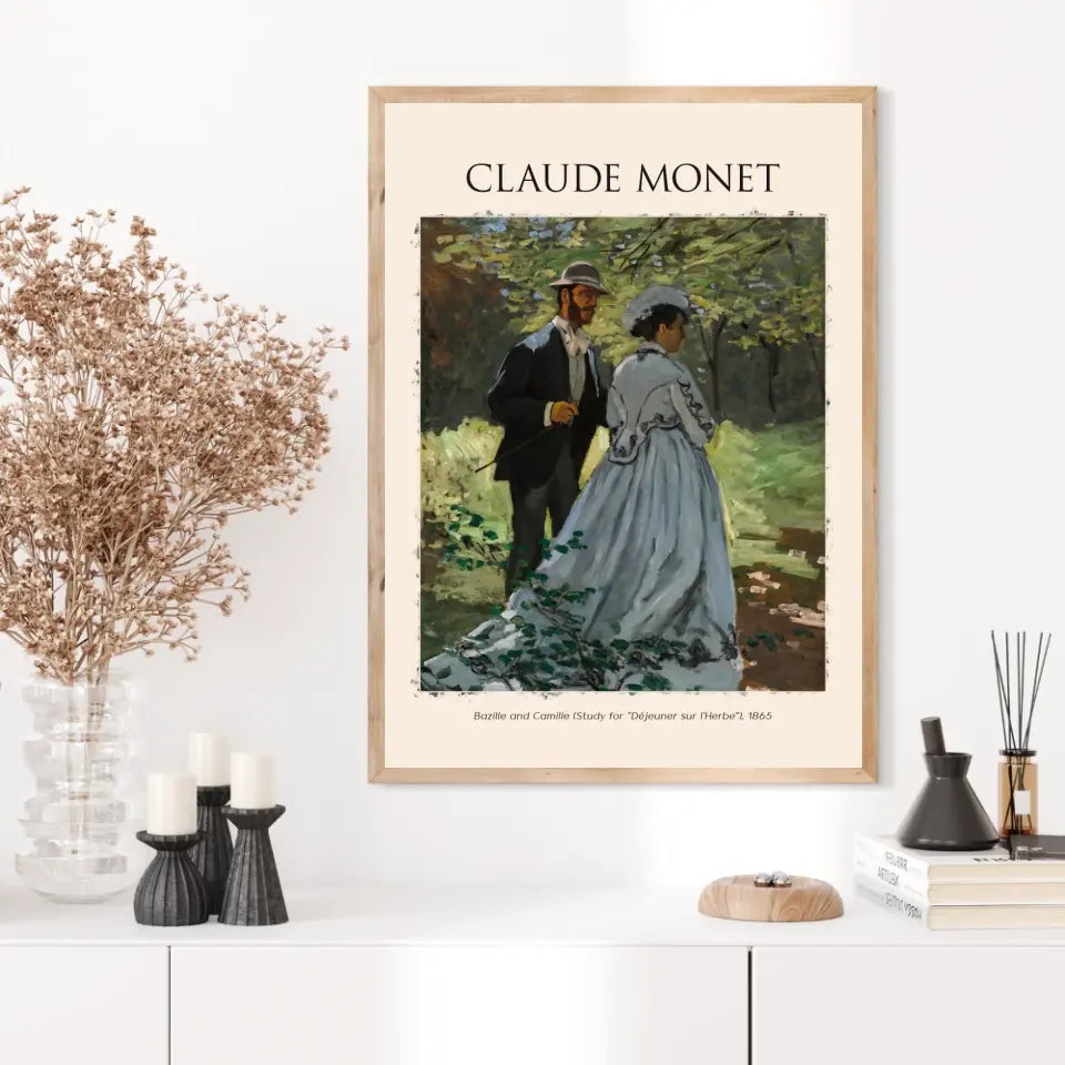 Claude Monet Bazille And Camille