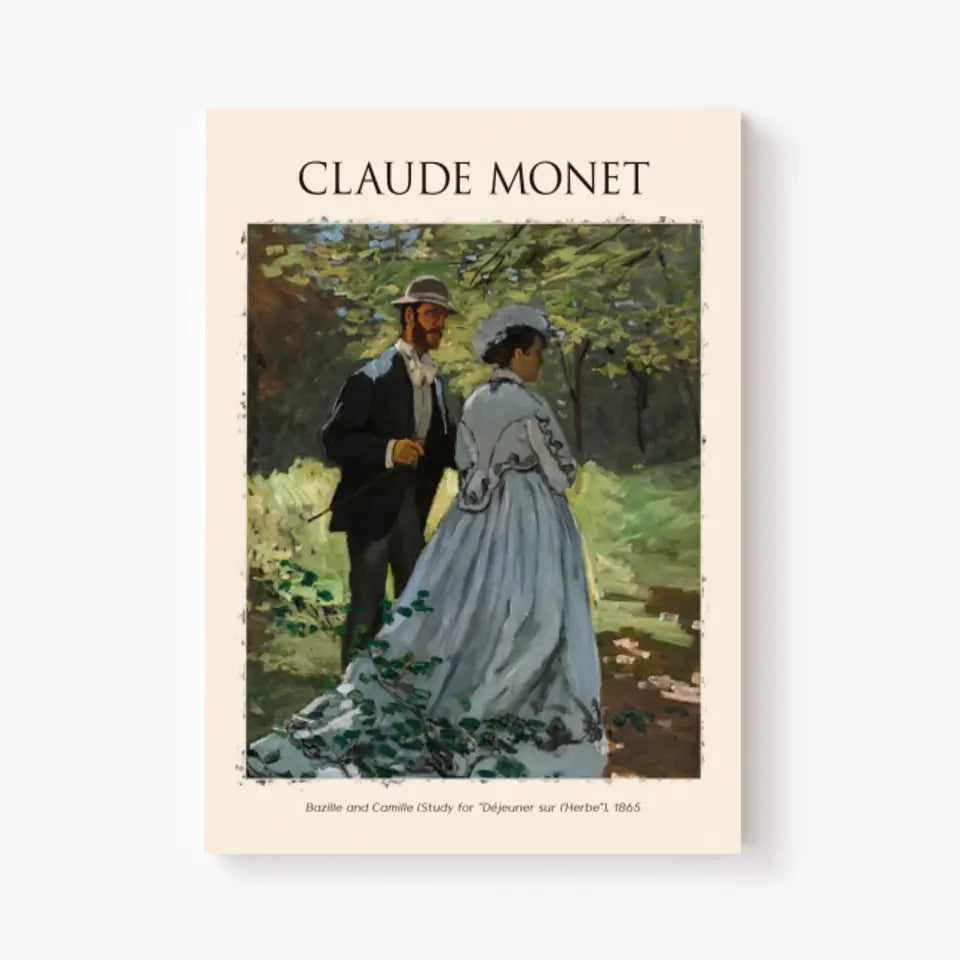 Claude Monet Bazille And Camille