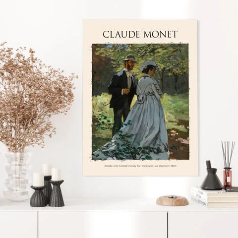 Claude Monet Bazille And Camille
