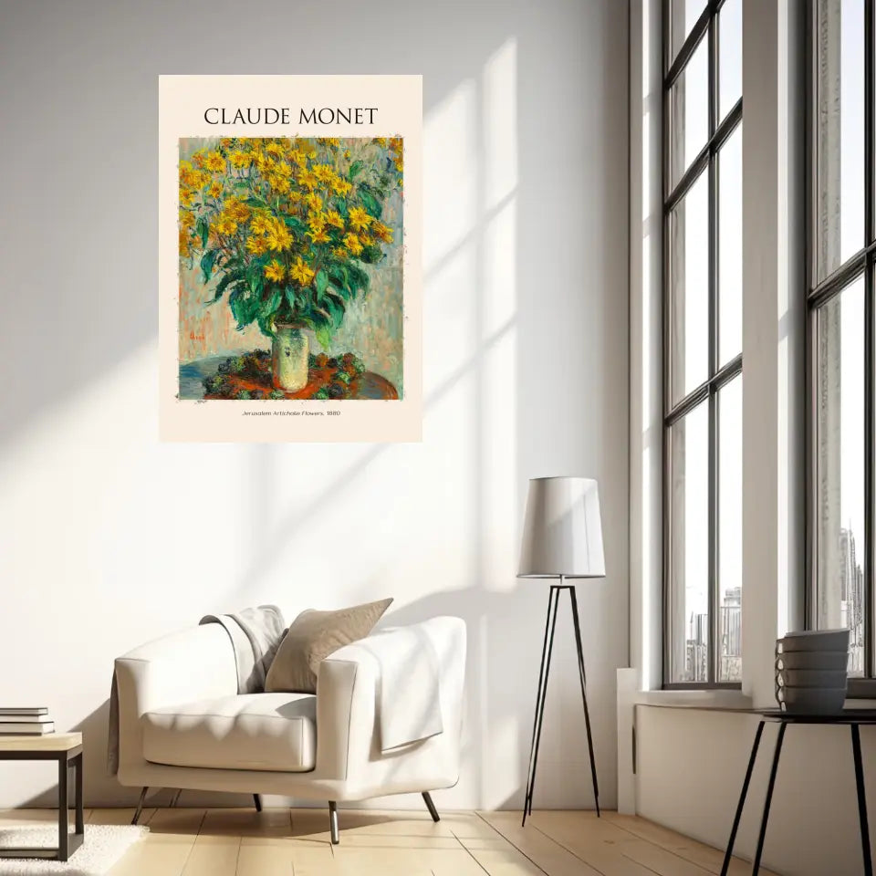 Claude Monet Jerusalem Artichoke Flowers