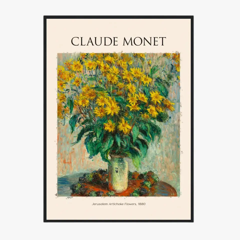 Claude Monet Jerusalem Artichoke Flowers