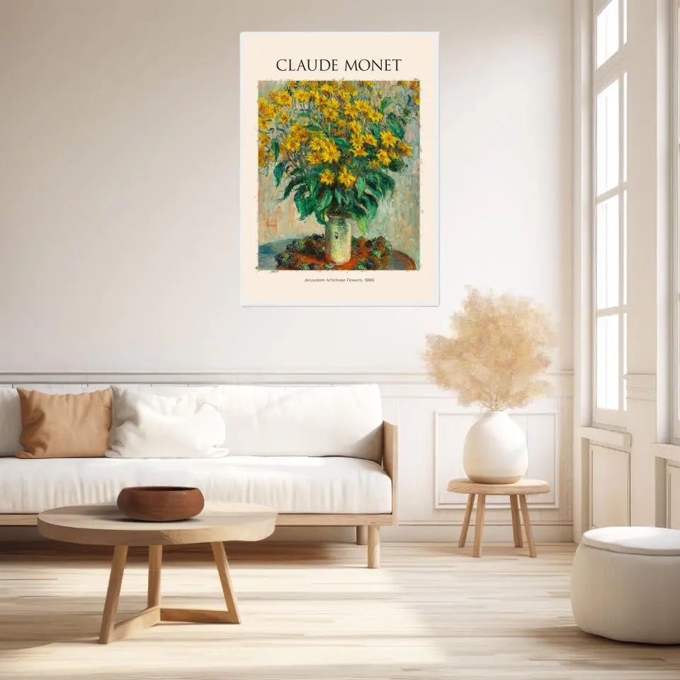 Claude Monet Jerusalem Artichoke Flowers