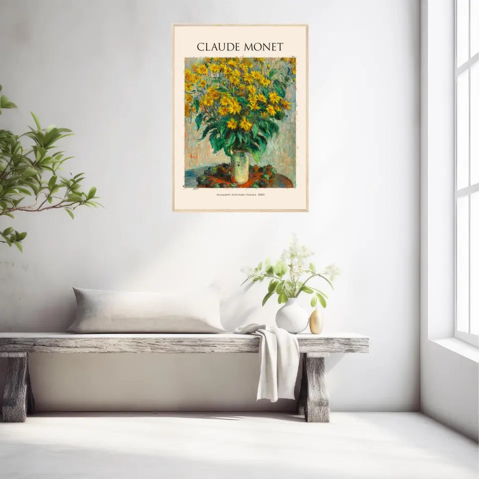 Claude Monet Jerusalem Artichoke Flowers