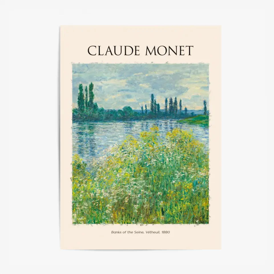 Claude Monet Bank Of The Seine Vétheuil