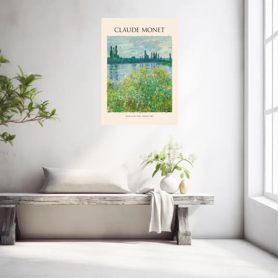 Claude Monet Bank Of The Seine Vétheuil