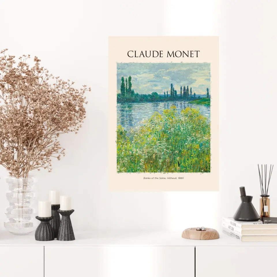 Claude Monet Bank Of The Seine Vétheuil