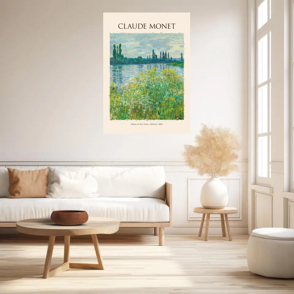 Claude Monet Bank Of The Seine Vétheuil