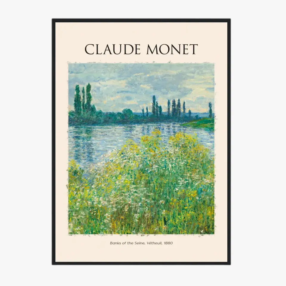 Claude Monet Bank Of The Seine Vétheuil