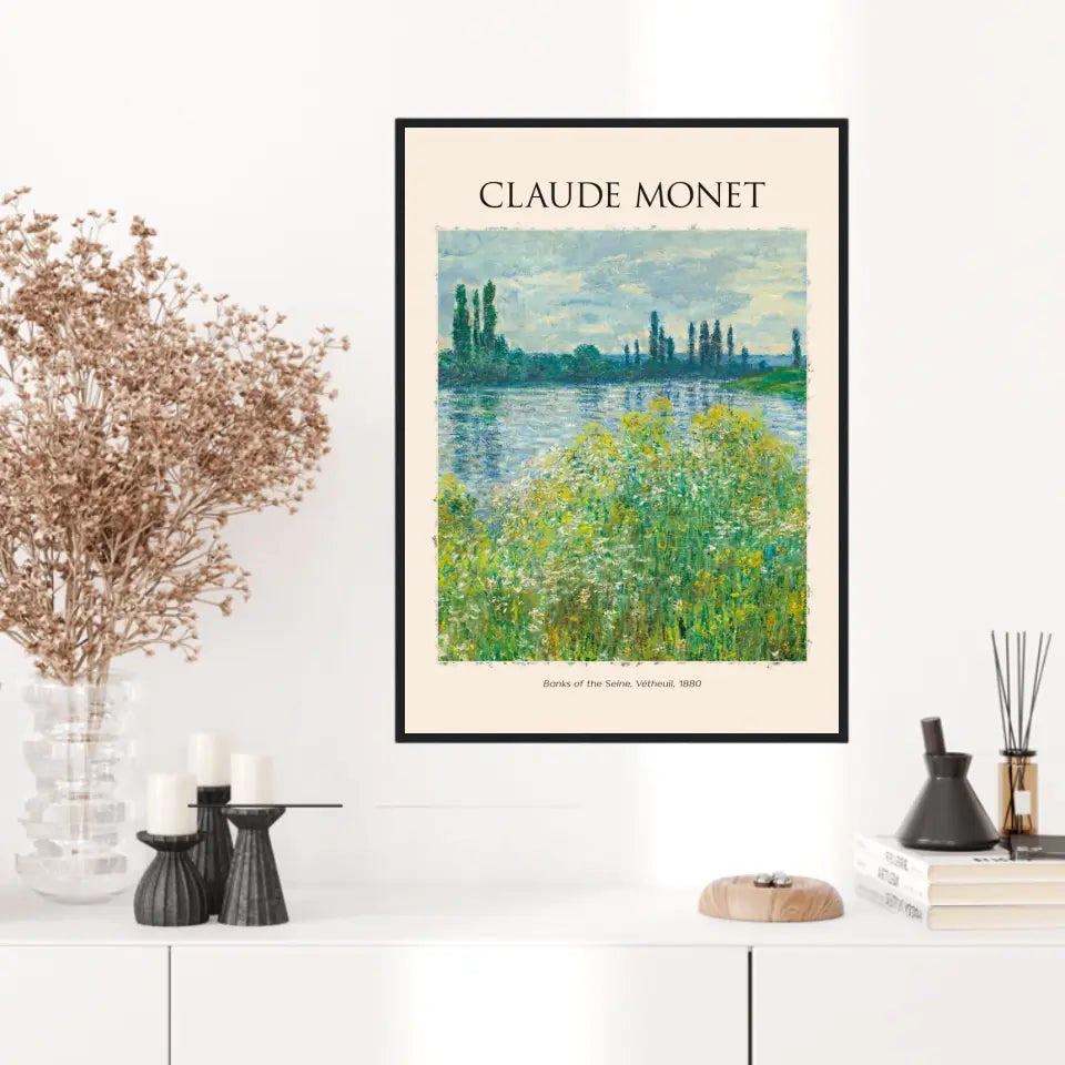 Claude Monet Bank Of The Seine Vétheuil
