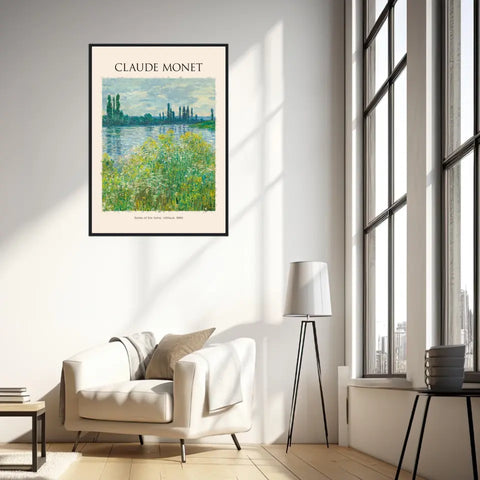 Claude Monet Bank Of The Seine Vétheuil