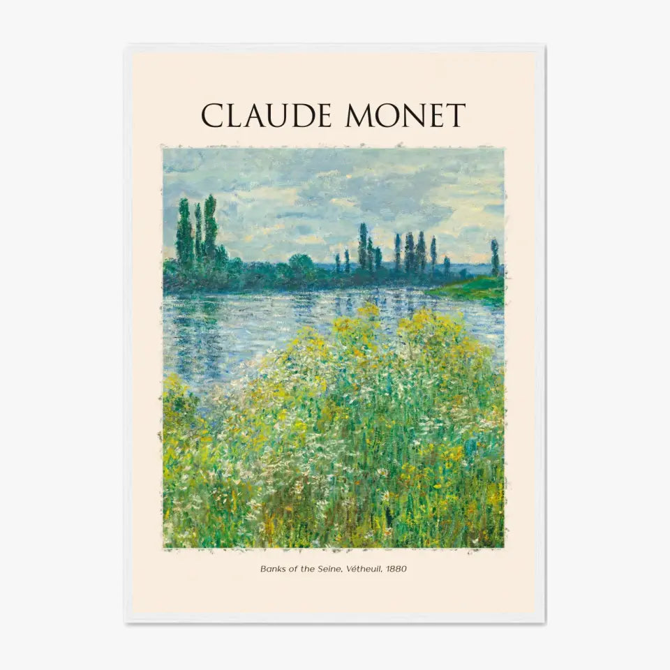 Claude Monet Bank Of The Seine Vétheuil