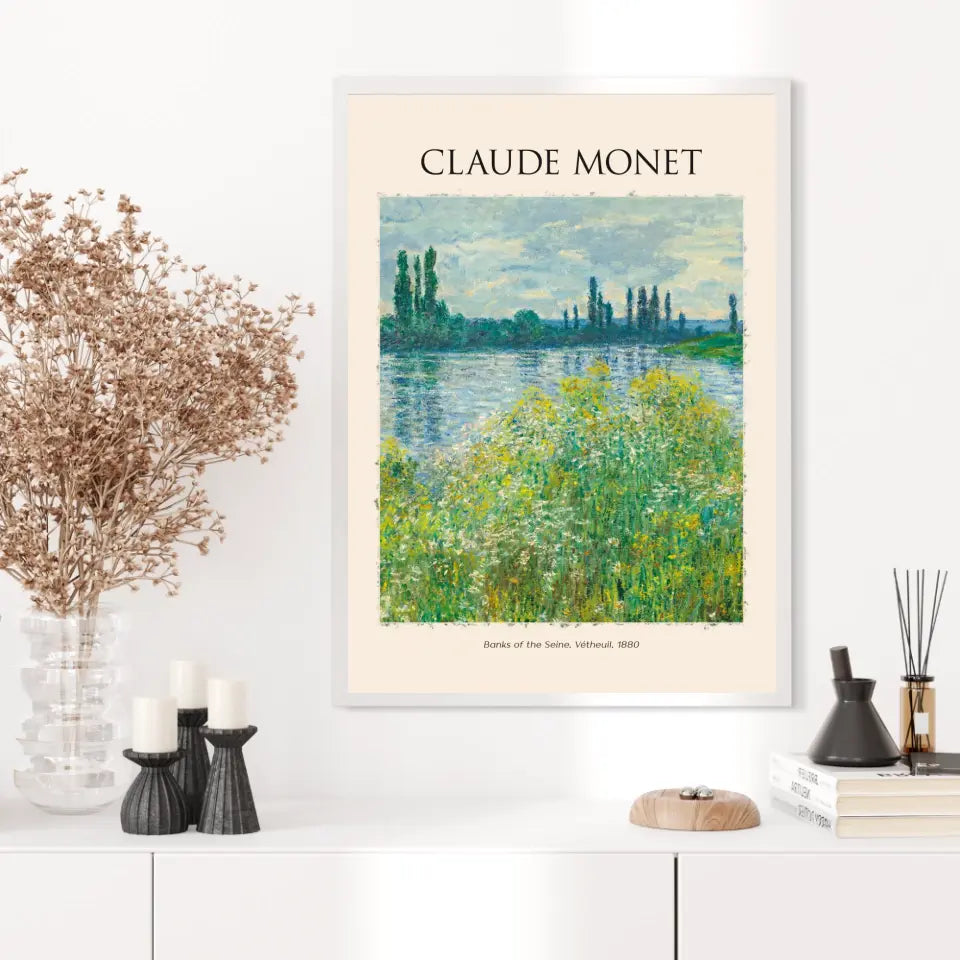 Claude Monet Bank Of The Seine Vétheuil