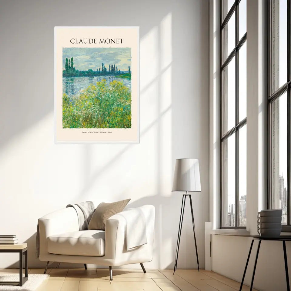 Claude Monet Bank Of The Seine Vétheuil