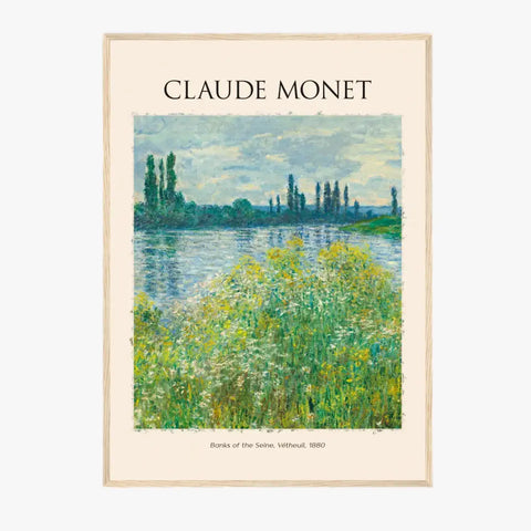 Claude Monet Bank Of The Seine Vétheuil