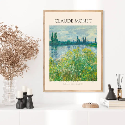 Claude Monet Bank Of The Seine Vétheuil