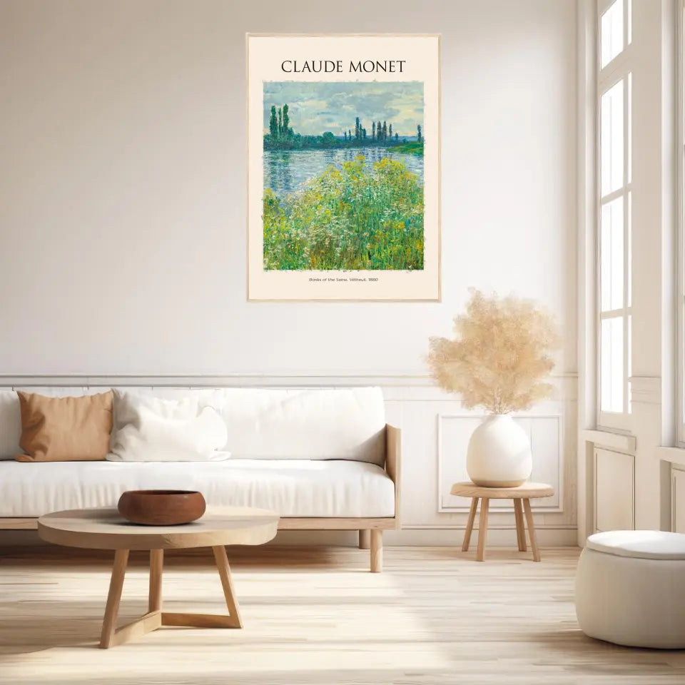 Claude Monet Bank Of The Seine Vétheuil