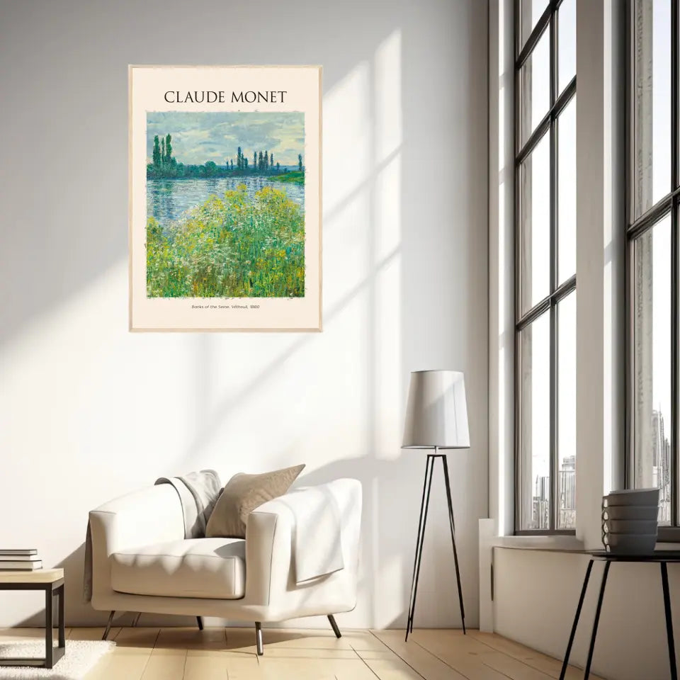 Claude Monet Bank Of The Seine Vétheuil