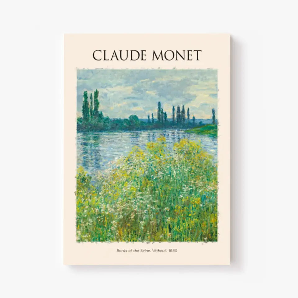 Claude Monet Bank Of The Seine Vétheuil